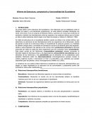 Informe de Estructura, composición y funcionalidad del Ecosistema