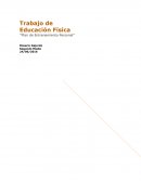 Trabajo Educación Física ’’Plan de Entrenamiento Personal’’