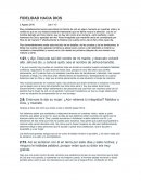 FIDELIDAD HACIA DIOS.