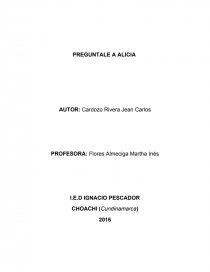 El libro pregúntale a Alicia.. Página 1