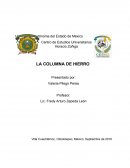 Tema- Columna de hierro.