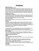 Políticas Políticas en Juegos
