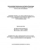 FACULTAD DE CIENCIAS ECONÓMICAS Y SOCIALES ESCUELA DE CONTABILIDAD