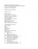 COORDINACION DE PASANTIAS INFORME FINAL DE PASANTIAS