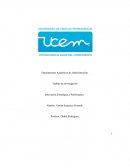 Trabajo de investigación Innovación Estratégica o Performance.