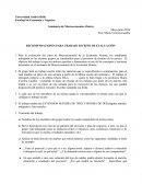 RECOMENDACIONES PARA TRABAJO ESCRITO DE EVALUACIÓN.