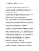 Entnografía(trabajo de campo)