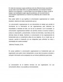 La importancia de la comunicación organizacional.