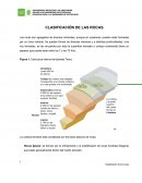 CLASIFICACIÓN DE LAS ROCAS.