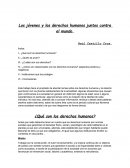 Jovenes y su relación con derechos humanos.