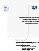 Elaboración de un presupuesto.