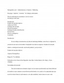 Plan de negocios - Administracion y Finanzas