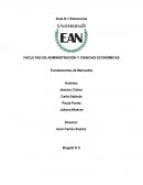FACULTAD DE ADMINISTRACIÓN Y CIENCIAS ECONÓMICAS Fundamentos de Mercados