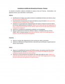 Consultoría en Análisis de Información de Procesos - Finanzas