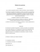 Sistema de ecuaciones. Foro semana 3