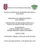 Practica 4 Puente de Wheatstone