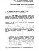 RECTIFICACION DE ACTA DE NACIMIENTO.
