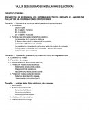 TALLER DE SEGURIDAD EN INSTALACIONES ELÉCTRICAS.