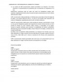 CONTAMINACION DEL AMBIENTE DE TRABAJO