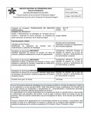 Programa de Formación: TECNOLOGOS EN GESTION EMPRESARIAL