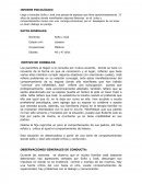 INFORME PSICOLÓGICO tecnicas de entrevisa