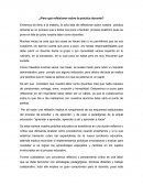 Para qué reflexionar sobre la practica docente