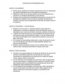 PROPUESTAS PERSONERIA 2016. Página 1