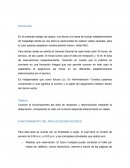 FUNCIONAMIENTO DEL ÁREA DE RESERVACIONES