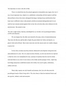 The importance of color in the life of Man.