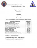 Levantamiento de un poligono con cinta y brújula