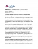 Ensayo cambio climático y el calentamiento global