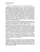 MATRIZ O DOFA SOBRE EL TRABAJO DE LAS BASURAS EN MAICAO