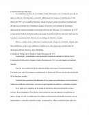 Constitucionalismo Mexicano.