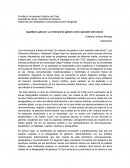 Igualdad y género: La violencia de género como opresión estructural
