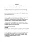 Modelos de comportamiento social