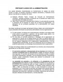 Tema- ENFOQUE CLÁSICO DE LA ADMINISTRACIÓN.