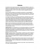Ensayo Valores.