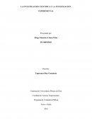 LA INVESTIGACION CIENTIFICA Y LA INVESTIGACION