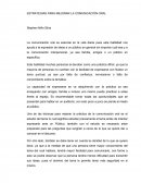 Estrategia para mejorar la comunicacion oral