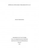 EMPRESA DE CONFECCIONES “CREACIONES MOTITA S.A.S”