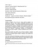 Plano inclinado en maternal.