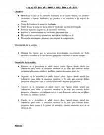 ATENCIÓN FOCALIZADA EN ADULTOS MAYORES. Página 1
