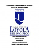 El Rol de las T.I en los Negocios Actuales.