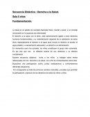 Secuencia Didáctica : Derecha a la Salud.