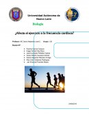 Biología ¿Afecta el ejercicio a la frecuencia cardiaca?