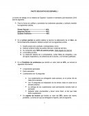 PACTO EDUCATIVO DE ESPAÑOL I