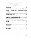 Internacionalización de los municipios.