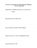 Proyecto de recuperacion del salon del barrio.