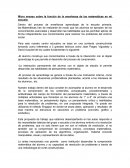 Micro ensayo sobre la función de la enseñanza de las matemáticas en mi escuela: