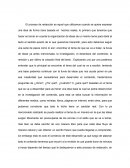 El proceso de redacción es aquel que utilizamos cuando se quiere expresar una idea de forma clara basada en hechos reales